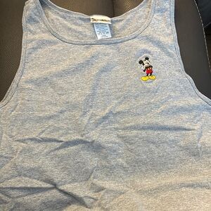 ⭐️SALE 3/$10⭐️Walt Disney World Gray Tank Top with Mickey Mouse